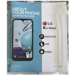 Genuine Original LG K31 Rebel Manual (Advanced Features), NEW & SEALED